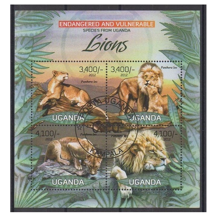 Acheter cette série de timbres d'Ouganda de l'année 2012 (No 2470/2473). - Oblitéré