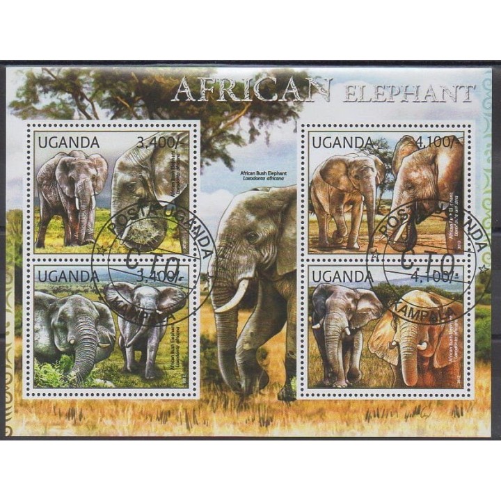 Acheter cette série de timbres d'Ouganda de l'année 2012 (No 2329/2332). - Oblitéré