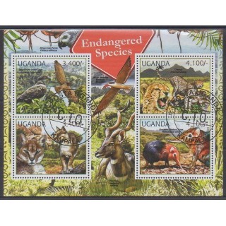 Acheter cette série de timbres d'Ouganda de l'année 2012 (No 2333/2336). - Oblitéré