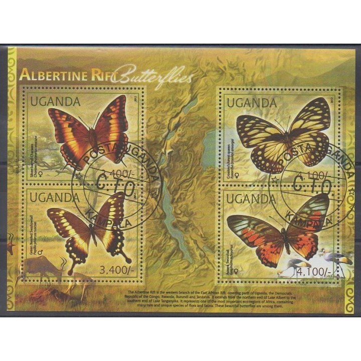 Buy this set of stamps of Uganda of the year 2012 (Nb 2321/2324). - Used
