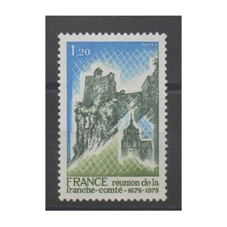 Stamps - France - Varieties - 1978 - Nb 2015a