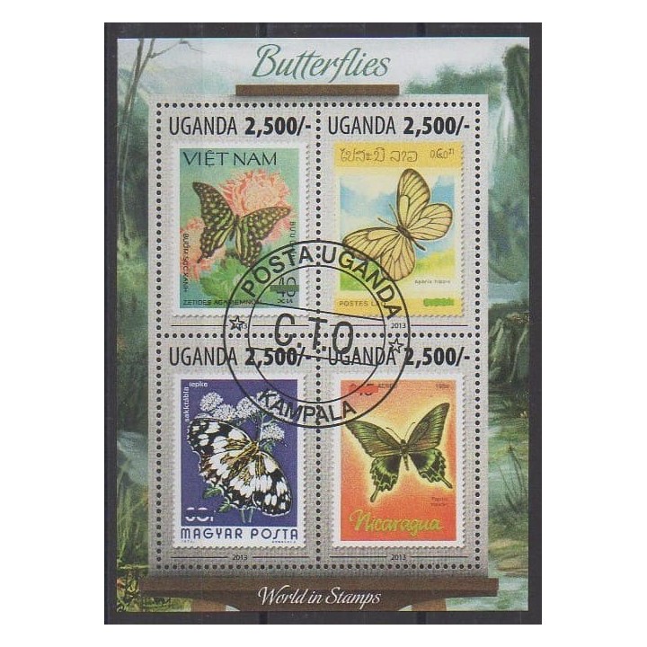 Buy this set of stamps of Uganda of the year 2013 (Nb 2570/2573). - Used