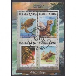 Uganda - 2013 - Nb 2578/2581 - Turtles - Used