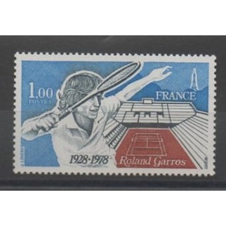 Stamps - France - Varieties - 1978 - Nb 2012a
