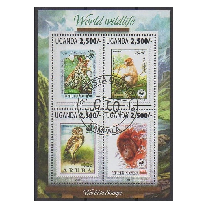 Buy this set of stamps of Uganda of the year 2013 (Nb 2598/2601). - Used