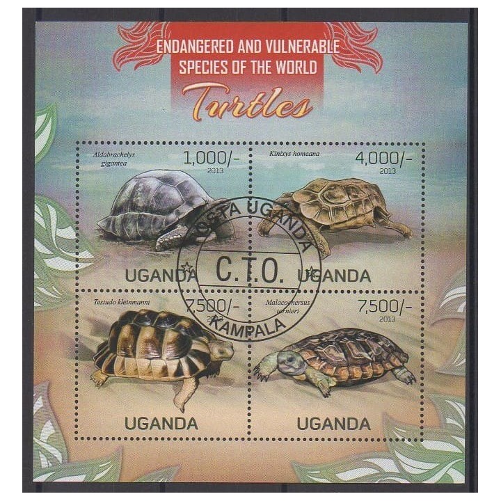 Buy this set of stamps of Uganda of the year 2013 (Nb 2494/2497). - Used