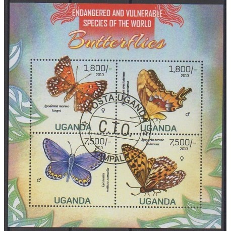 Uganda - 2013 - Nb 2514/2517 - Insects - Used