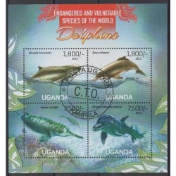 Uganda - 2013 - Nb 2518/2521 - Mamals - Sea life - Used