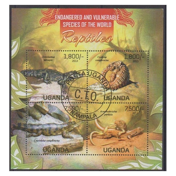 Acheter cette série de timbres d'Ouganda de l'année 2013 (No 2522/2525). - Oblitéré