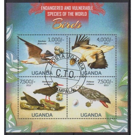 Uganda - 2013 - Nb 2526/2529 - Birds - Used