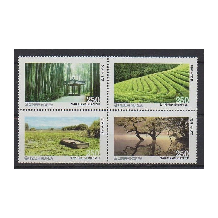 Acheter cette série de timbres de Corée du Sud de l'année 2011 (No 2610/2613).