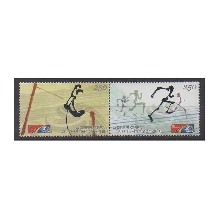 Buy this set of stamps of South Korea of the year 2011 (Nb 2629/2630).