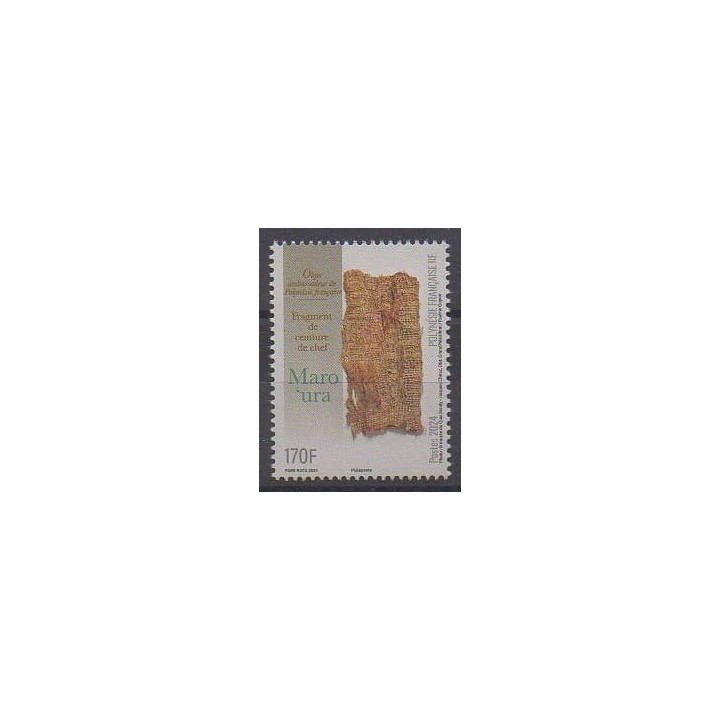 Buy this stamp of Polynesia of the year 2024 (Maro ura).