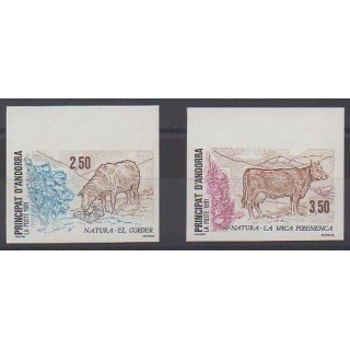 Buy this set of stamps of French Andorra of the year 1991 (Nb 405/406ND).