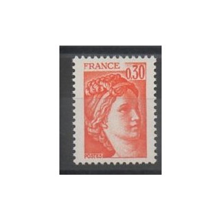 Stamps - France - Varieties - 1977 - Nb 1968b
