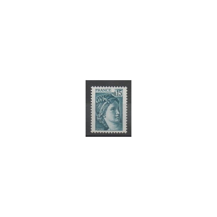 Stamps - France - Varieties - 1977 - Nb 1966c