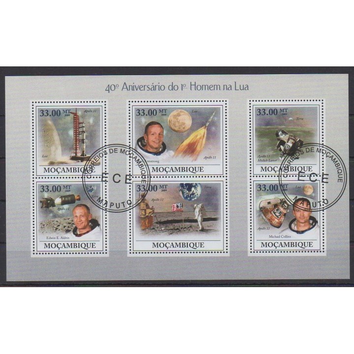 Acheter cette série de timbres du Mozambique de l'année 2009 (No 2716/2721). - Oblitéré
