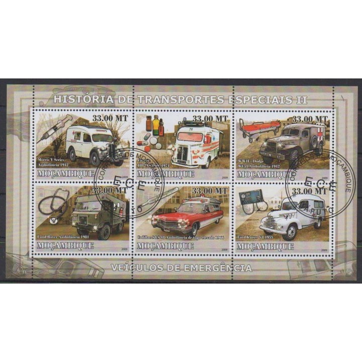 Buy this set of stamps of Mozambique of the year 2009 (Nb 2548/2553). - Used