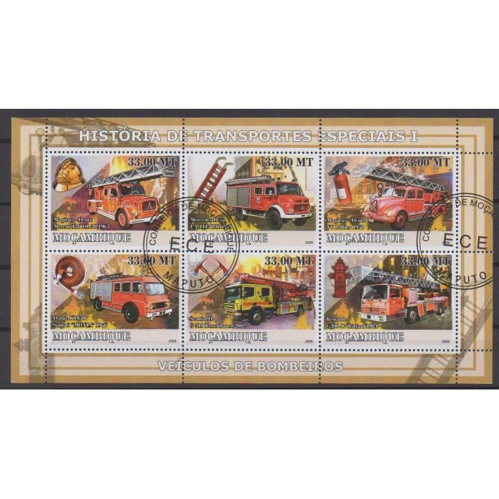 Acheter cette série de timbres du Mozambique de l'année 2009 (No 2542/2547). - Oblitéré