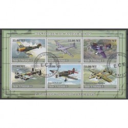 Mozambique - 2009 - Nb 2644/2649 - Planes - Second World War - Used