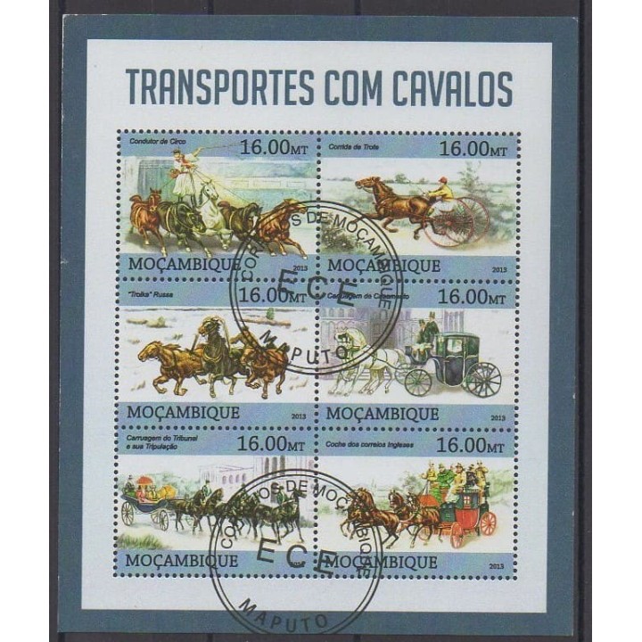 Acheter cette série de timbres du Mozambique de l'année 2013 (No 5369/5374). - Oblitéré