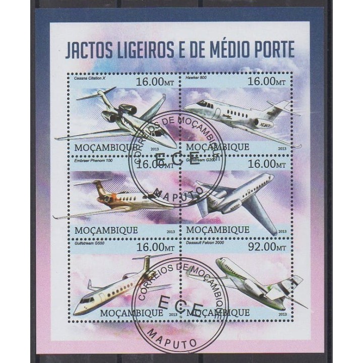 Buy this set of stamps of Mozambique of the year 2013 (Nb 5375/5380). - Used