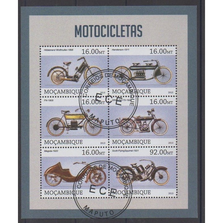 Buy this set of stamps of Mozambique of the year 2013 (Nb 5399/5404). - Used