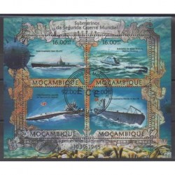 Mozambique - 2013 - Nb 5247/5250 - Second World War - Boats - Used