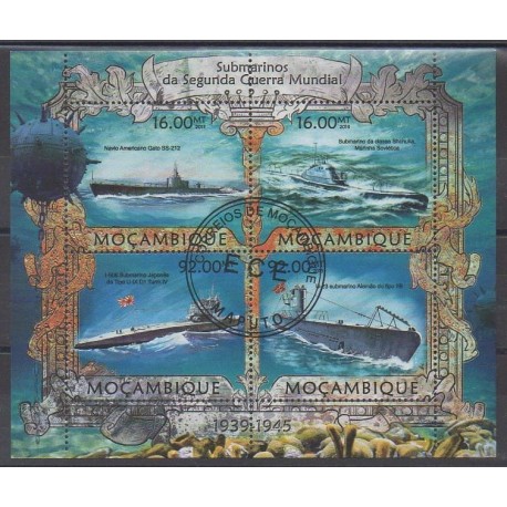 Mozambique - 2013 - Nb 5247/5250 - Second World War - Boats - Used