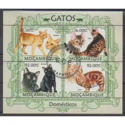 Mozambique - 2013 - Nb 5323/5326 - Cats - Used