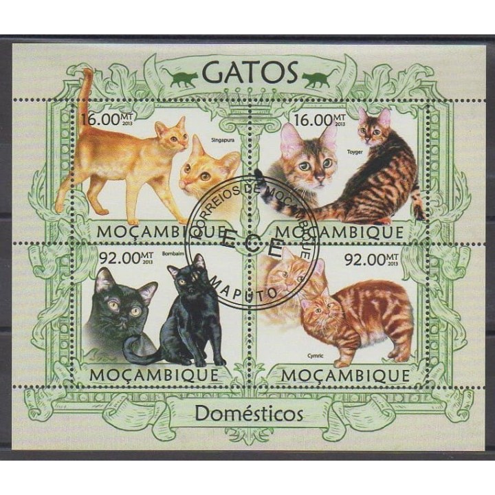 Buy this set of stamps of Mozambique of the year 2013 (Nb 5323/5326). - Used