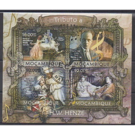 Mozambique - 2013 - Nb 5295/5298 - Music - Used