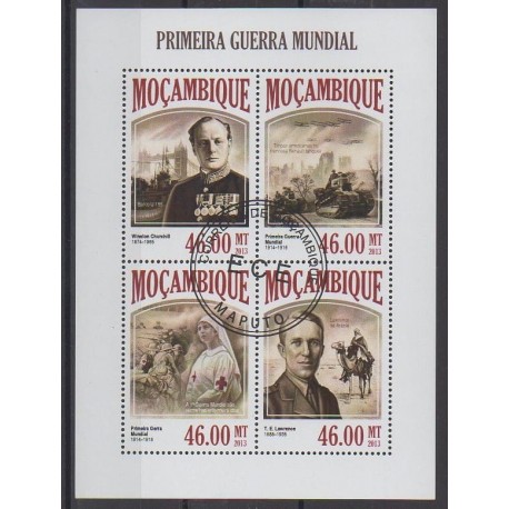 Mozambique - 2013 - No 5673/5676 - Première Guerre Mondiale - Oblitérés