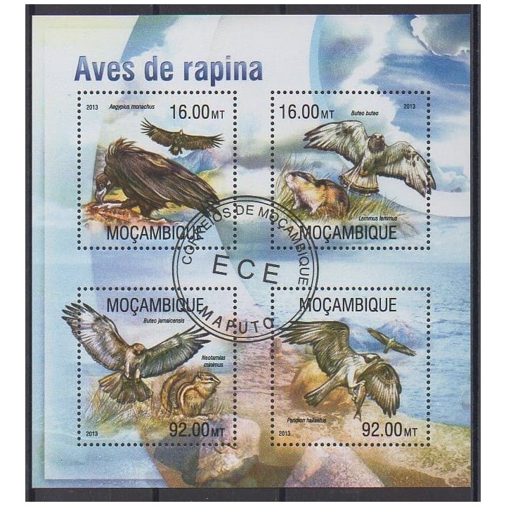 Acheter cette série de timbres du Mozambique de l'année 2013 (No 5589/5592). - Oblitéré