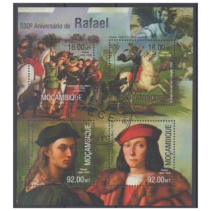 Acheter ces timbres du Mozambique de l'année 2013 (No 5577/5580). - Oblitéré