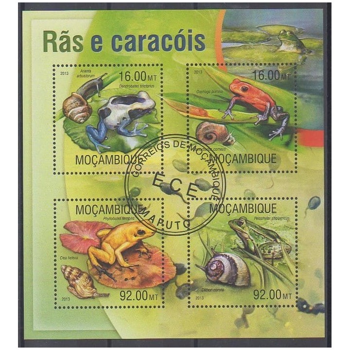 Acheter cette série de timbres du Mozambique de l'année 2013 (No 5565/5568). - Oblitéré