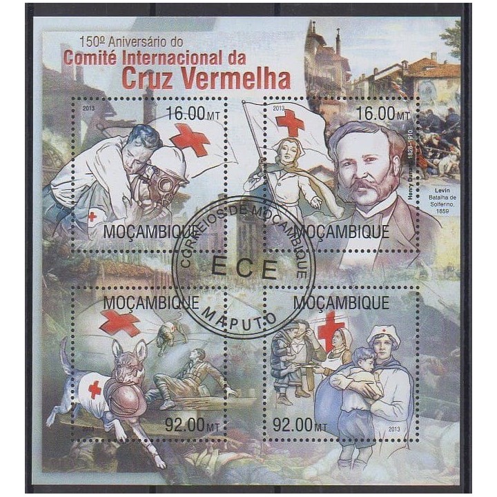 Acheter cette série de timbres du Mozambique de l'année 2013 (No 5545/5548). - Oblitéré