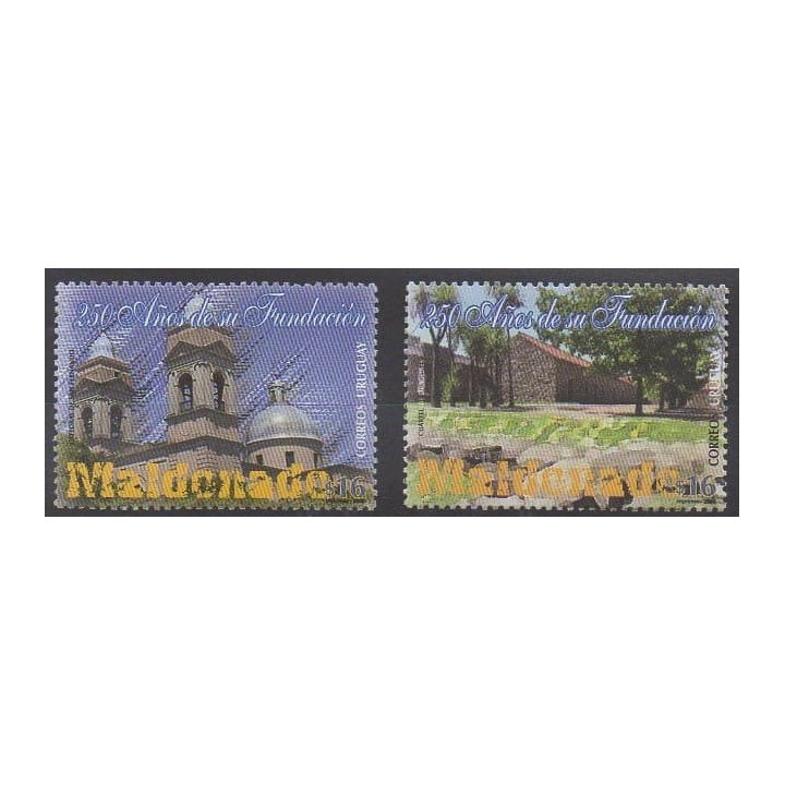 Buy this set of stamps of Uruguay of the year 2006 (Nb 2263/2264).