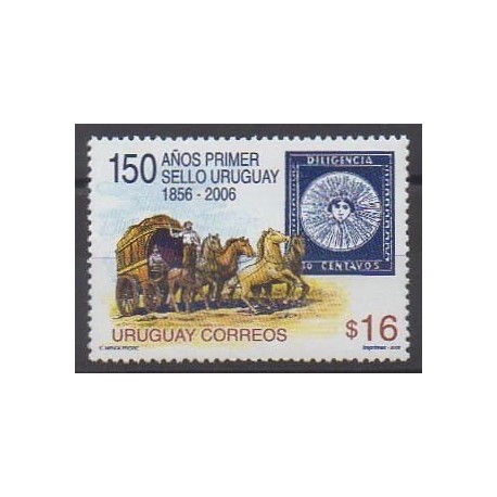 Uruguay - 2006 - No 2279 - Philatélie - Timbres sur timbres