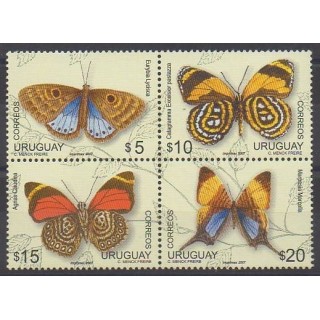Buy this set of stamps of Uruguay of the year 2007 (Nb 2338/2341).