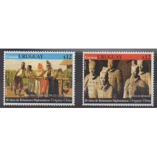 Buy this set of stamps of Uruguay of the year 2008 (Nb 2355/2356).