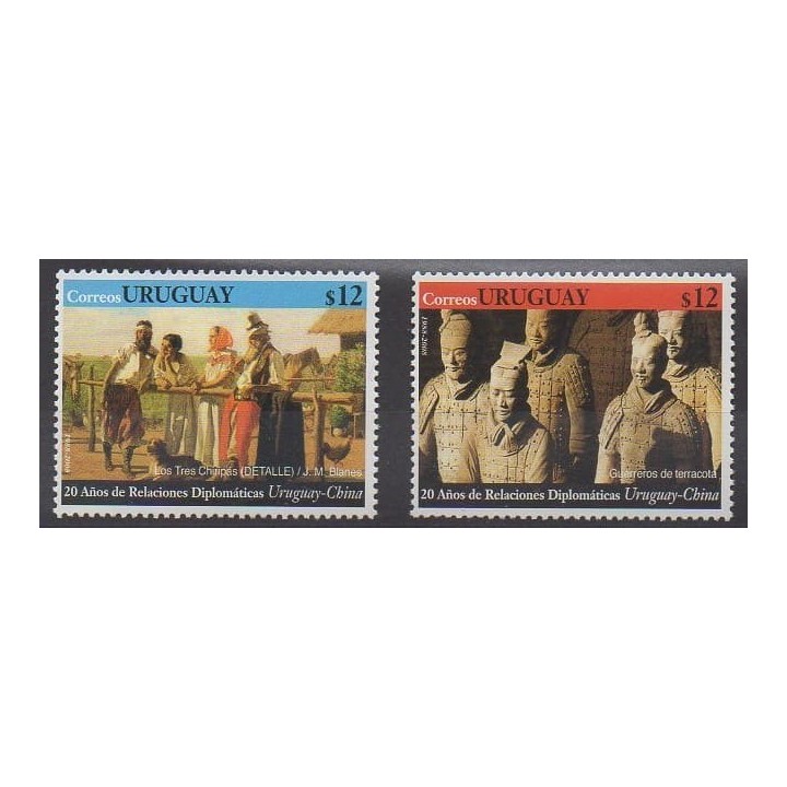 Acheter cette série de timbres d'Uruguay de l'année 2008 (No 2355/2356).