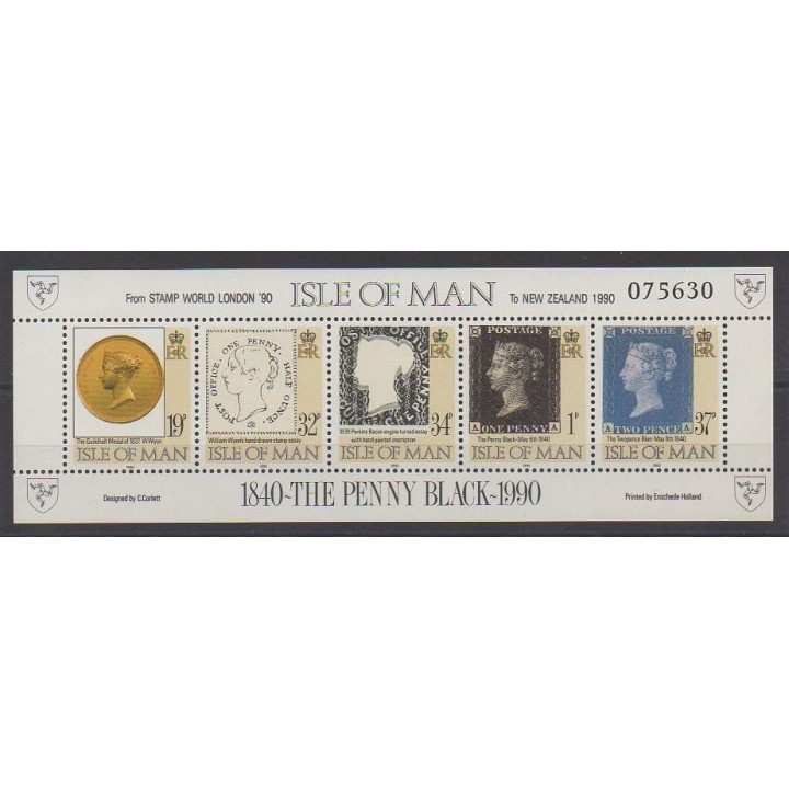 Buy this souvenir sheet  of Isle of Man of the year 1990 (Nb BF15).