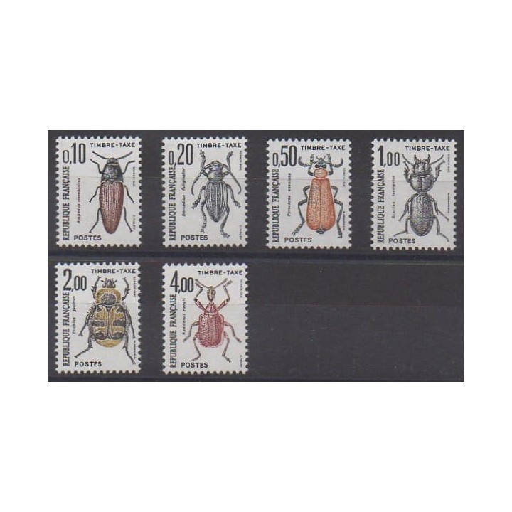 Buy this set of stamps of France of the year 1982 (Nb T103/T108).