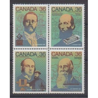 Buy this set of stamps of Canada of the year 1987 (Nb 1009/1012).