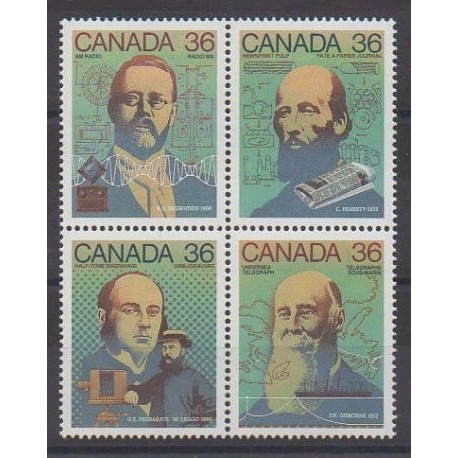 Canada - 1987 - Nb 1009/1012 - Science