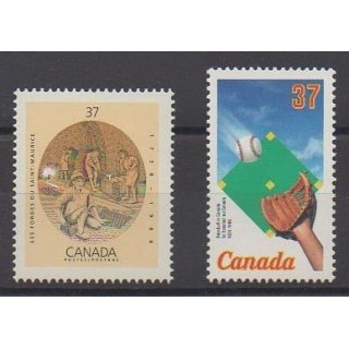 Acheter cette série de timbres du Canada de l'année 1988 (No 1062/1063).