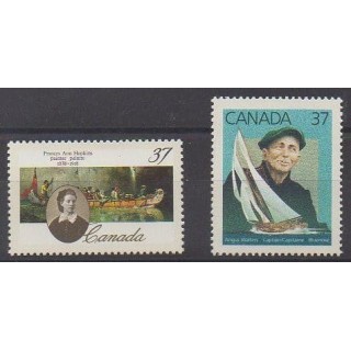 Buy this set of stamps of Canada of the year 1988 (Nb 1076/1077).