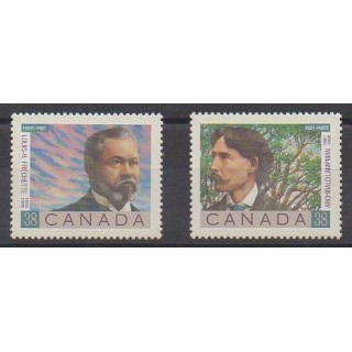 Buy this set of stamps of Canada of the year 1989 (Nb 1101/1102).