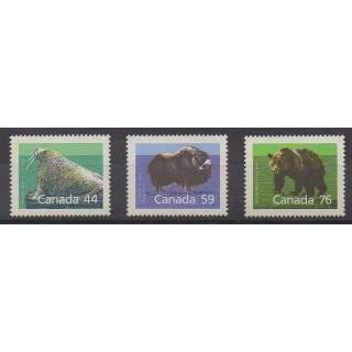 Buy this set of stamps of Canada of the year 1989 (Nb 1080/1082).